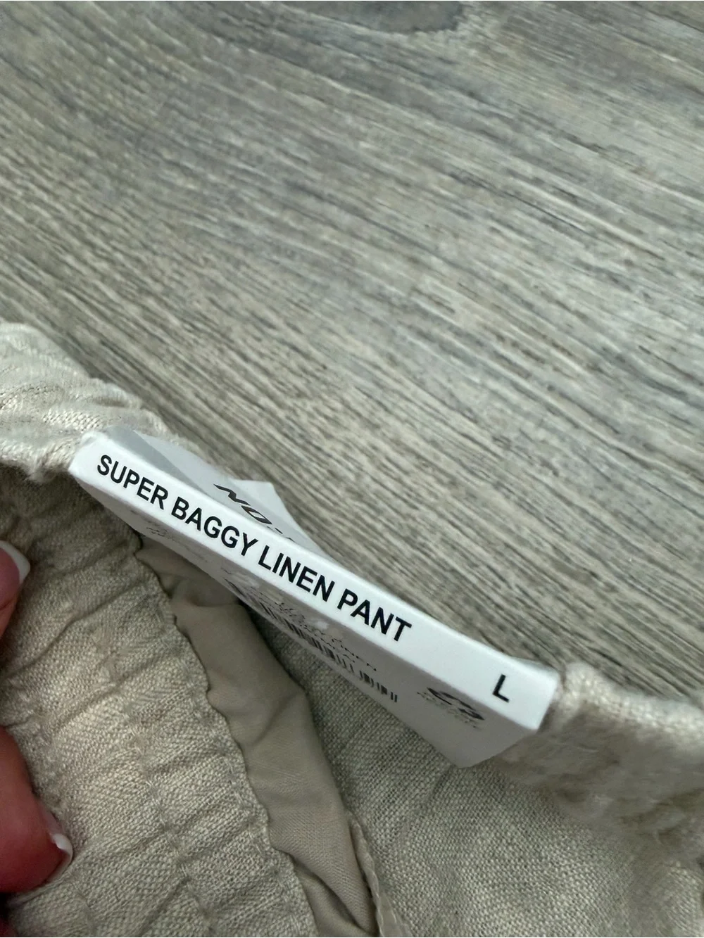 Cotton On NWT Super Baggy Linen Pants